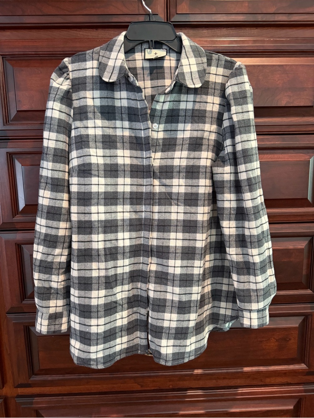 Tuckernuck Black, Gray & White Plaid Button-Down Shirt